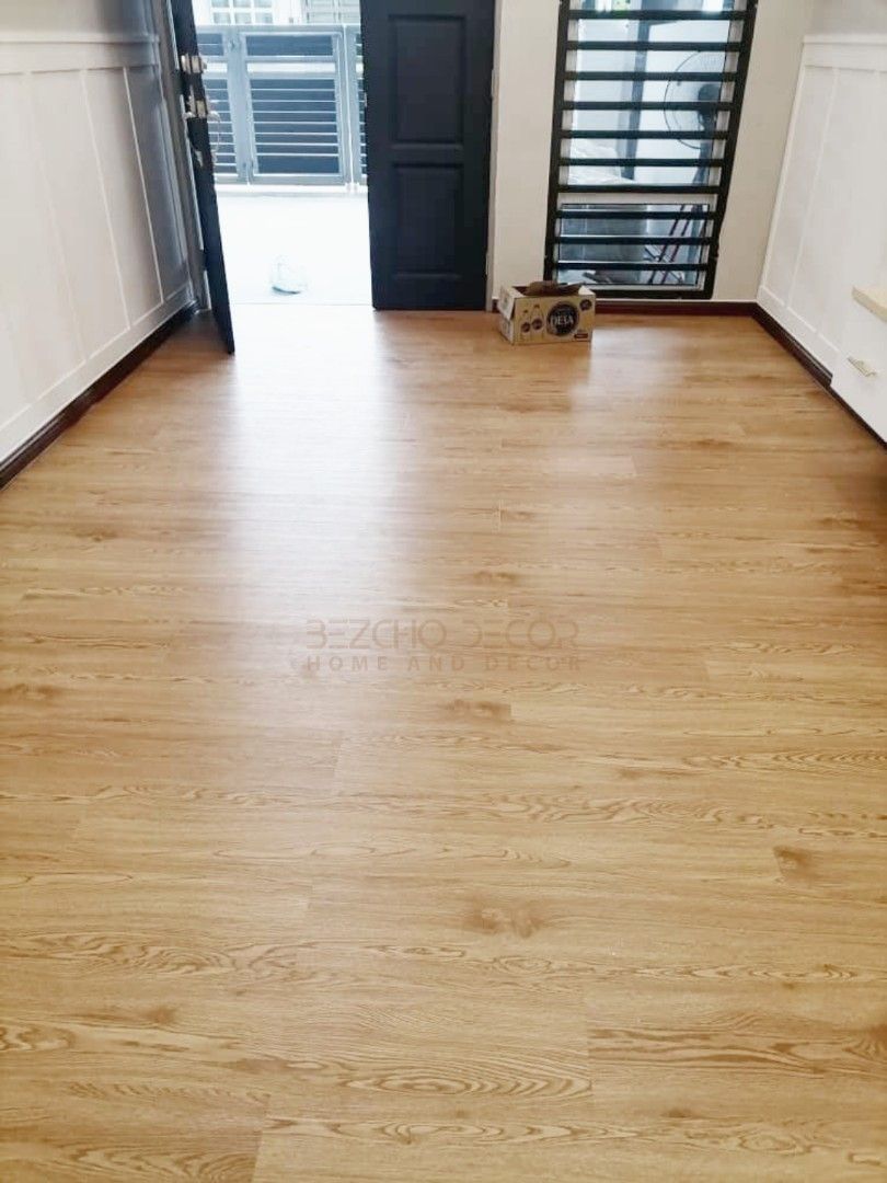 SPC flooring 4.0mm Kuantan supply & install, Furniture & Home Living, Home Decor, Carpets, Mats
