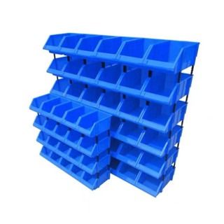 Stackable Bin Boxes Storage Organizer Supplies Tools Bins and Rack SMALL