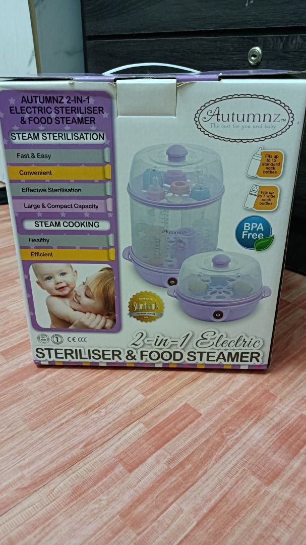 Sterilize and Food Steamer, Babies & Kids, Nursing & Feeding