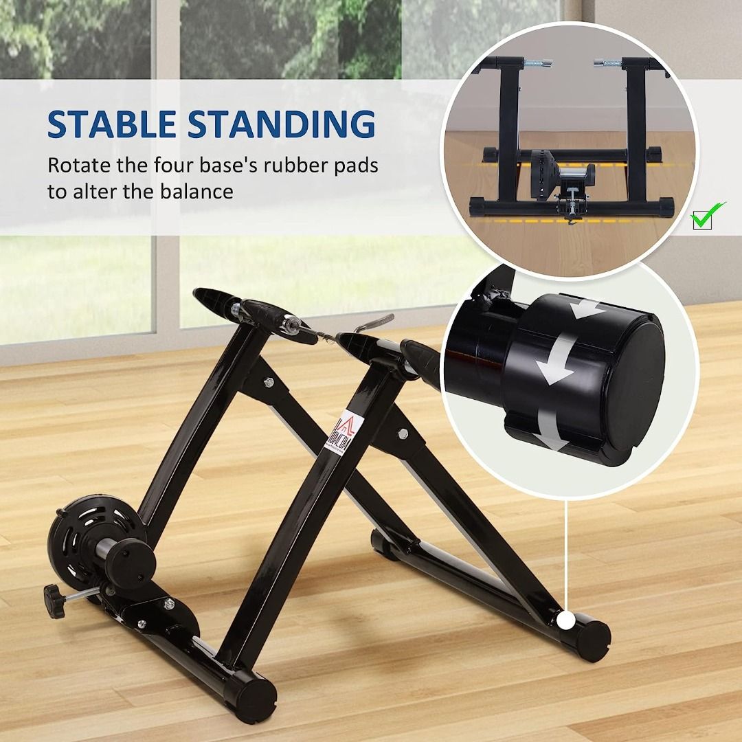 Homcom bike trainer review discount