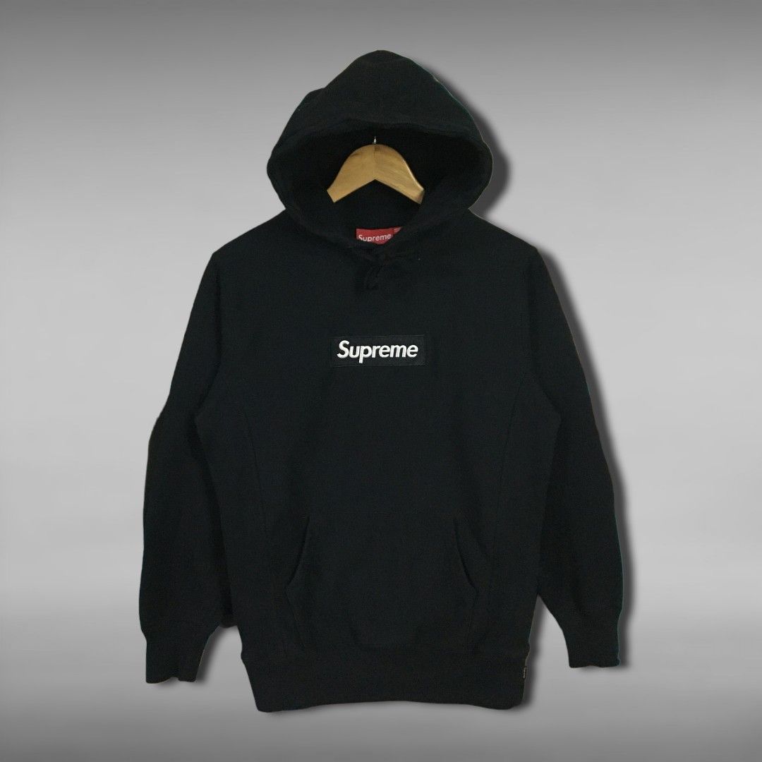 Supreme Supreme 2000 Red on Black Box Logo Hoodie