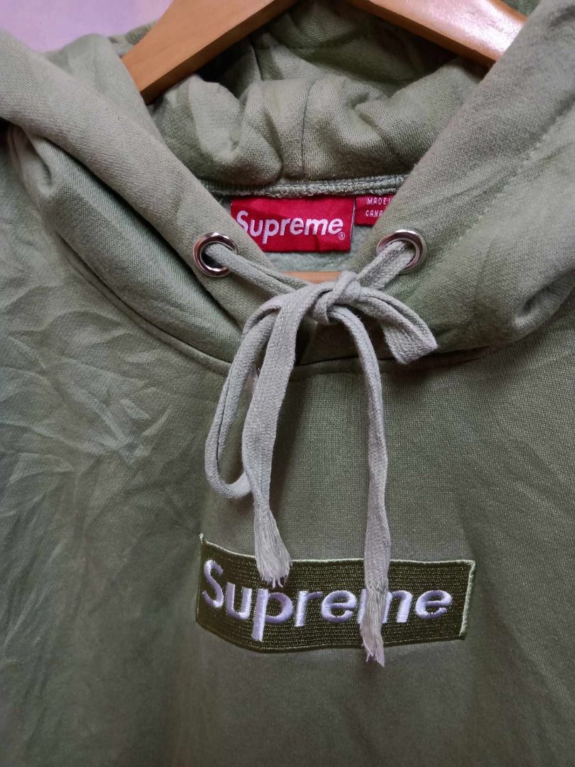Olive green box logo hot sale