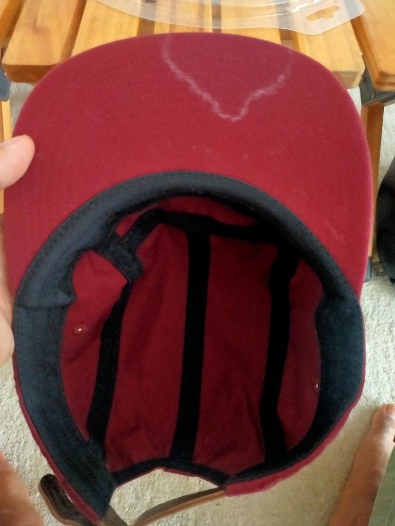 Supreme Horsebit Camp Cap Dark Cranberry Men s Fashion Watches Accessories Cap Hats on Carousell