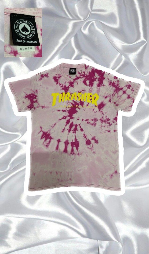 Thrasher Tie-Dye Tee, Men's Fashion, Tops Sets, Tshirts Polo