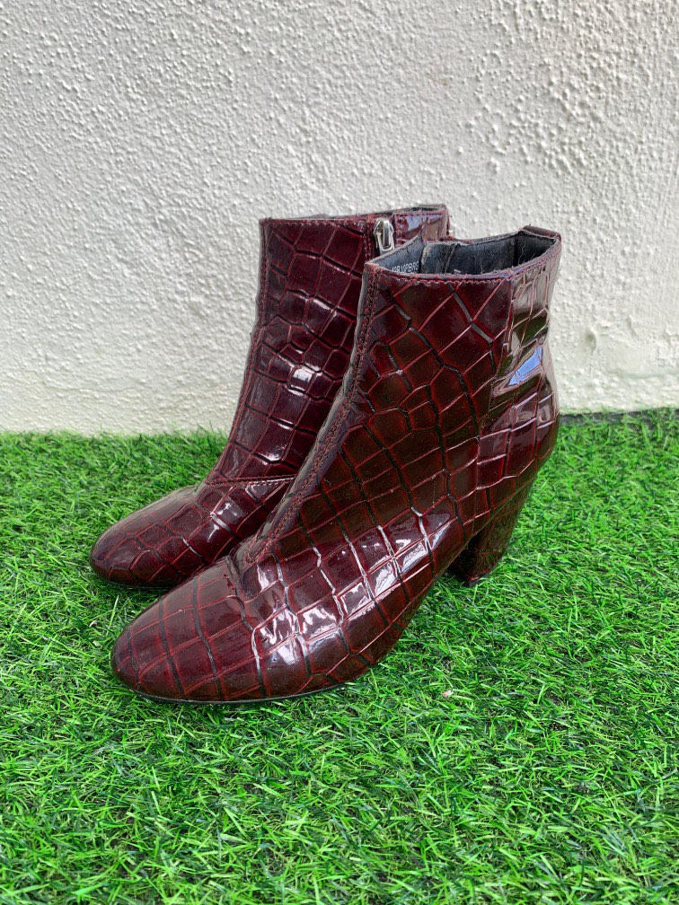 Topshop croc boots best sale