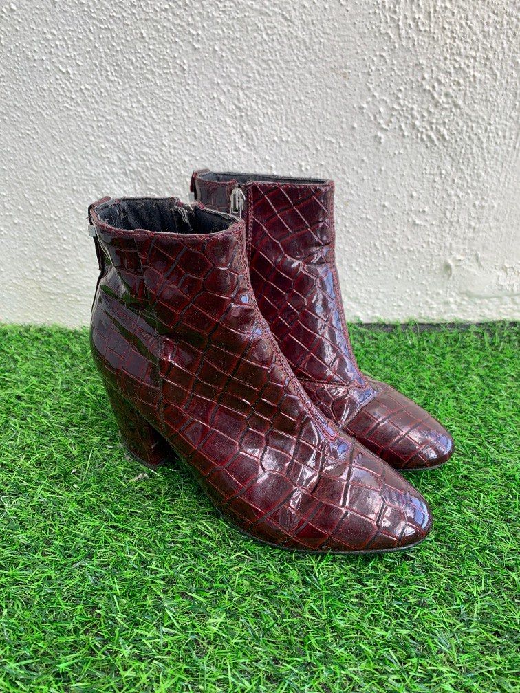 Mason crocodile effect chelsea boots online