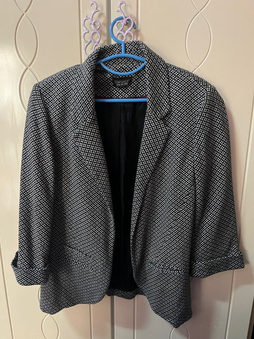 Topshop polka dot discount blazer
