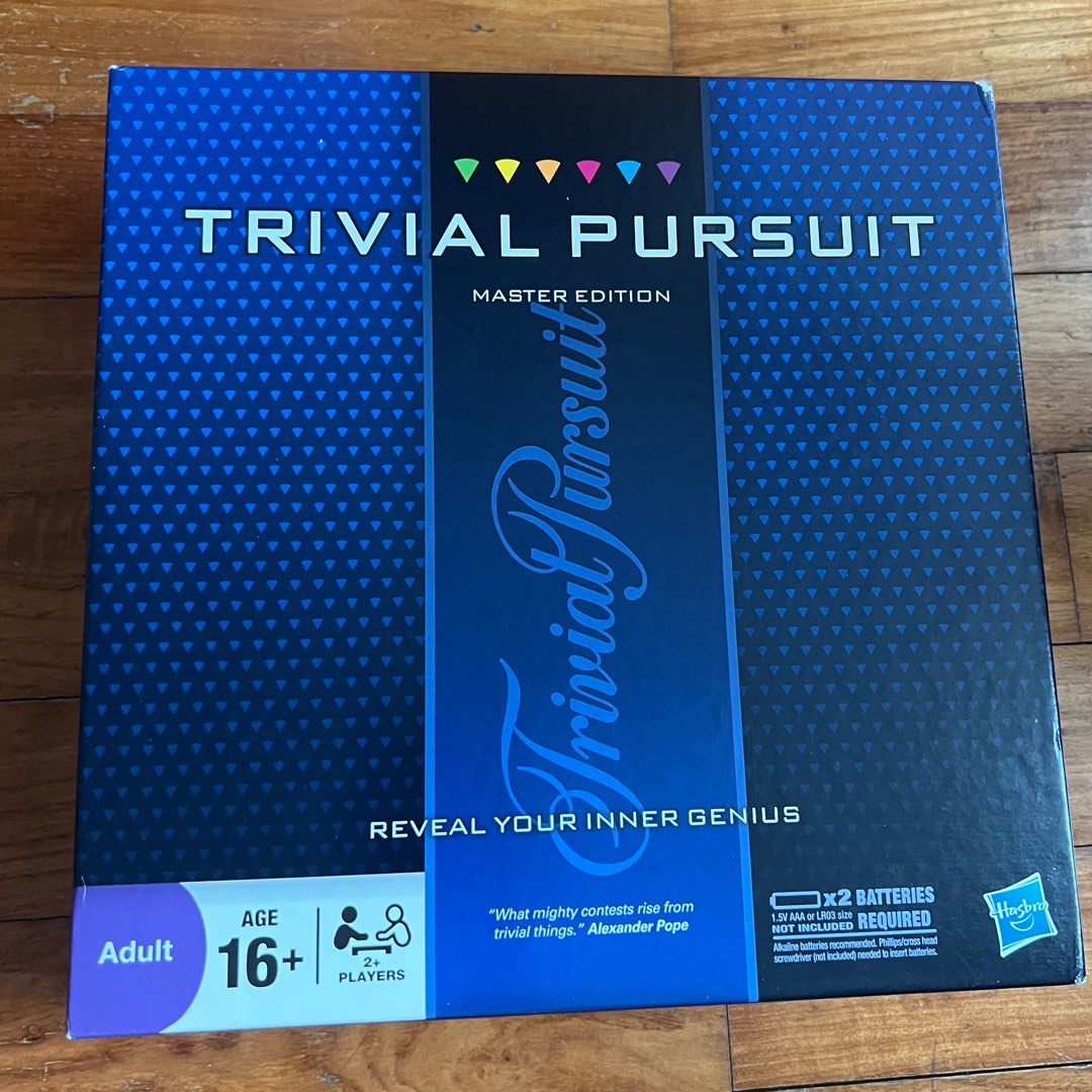 Trivial Pursuit Master Edition, Hobbies & Toys, Toys & Games on Carousell
