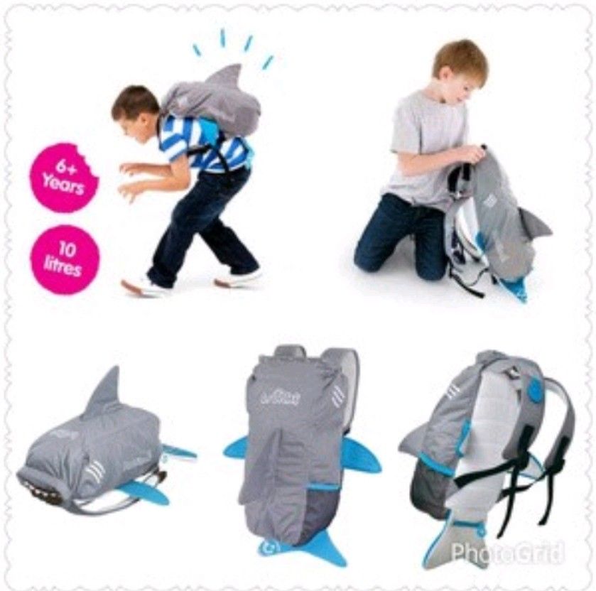 Trunki Paddle Pack Shark Large Bayi Anak Baju Anak Laki laki