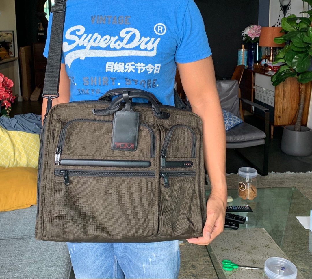 Tumi shirt deals bag