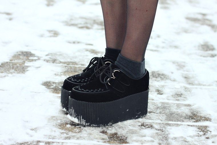 Triple platform creepers top