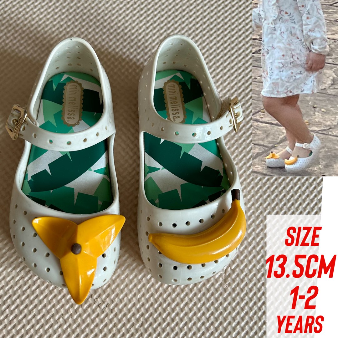 Mini melissa banana shoes cheap