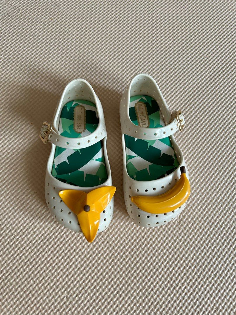 Mini melissa banana shoes sale