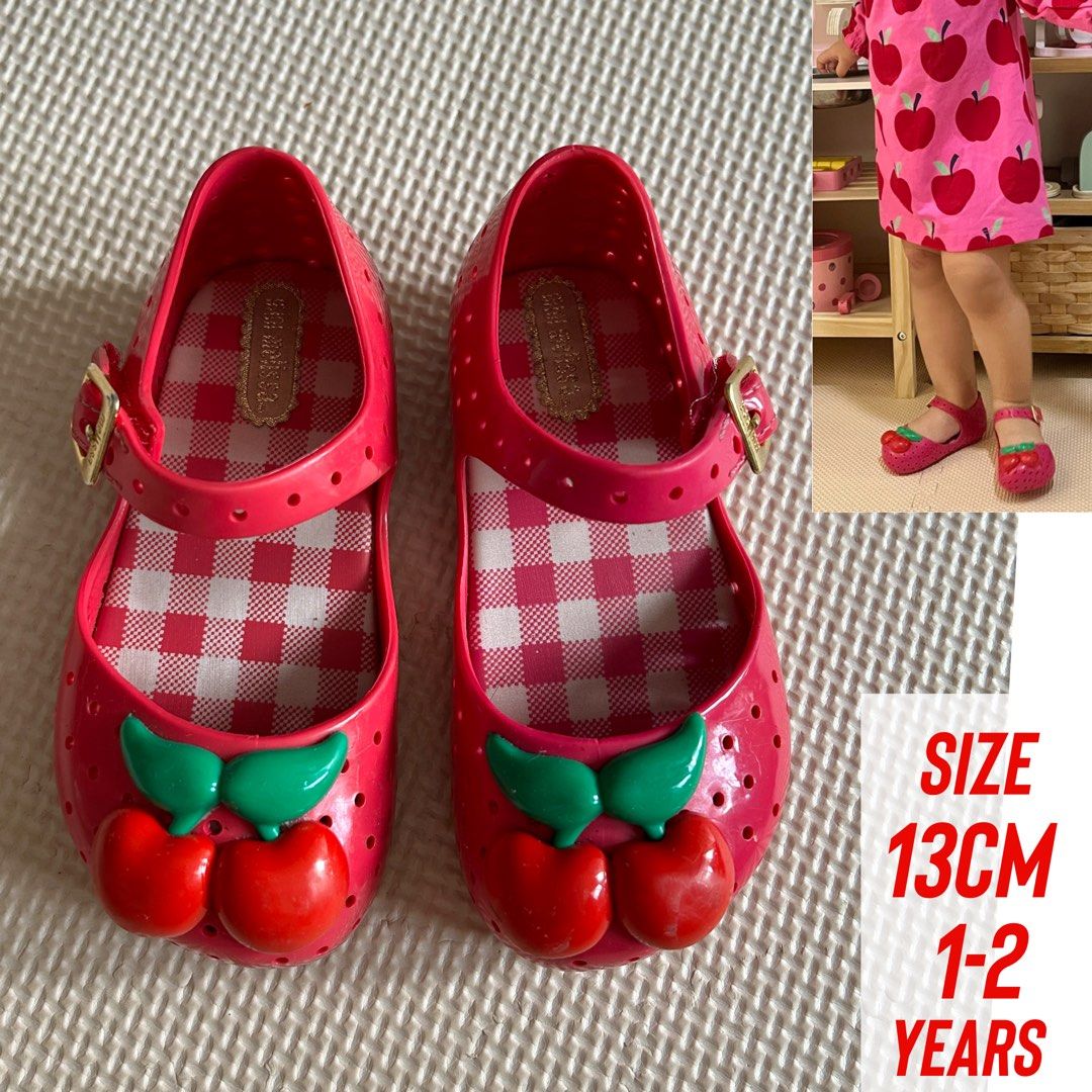 Mini melissa cherry shoes sale