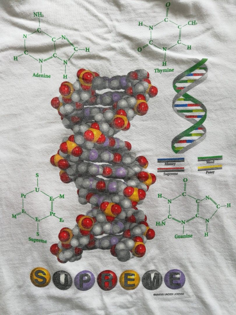 Supreme dna outlet tee white