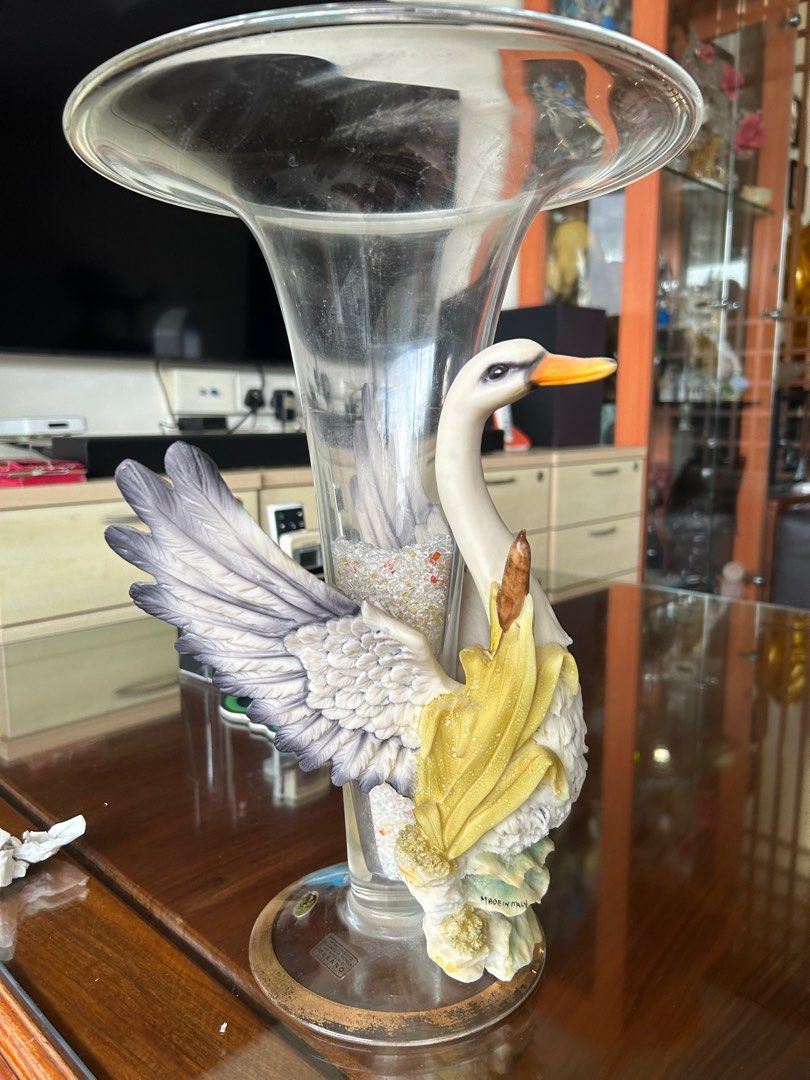 イタリー製　ガラススワン イタリー製 ガラススワン （ALFREDO BARBINI Murano Art Glass