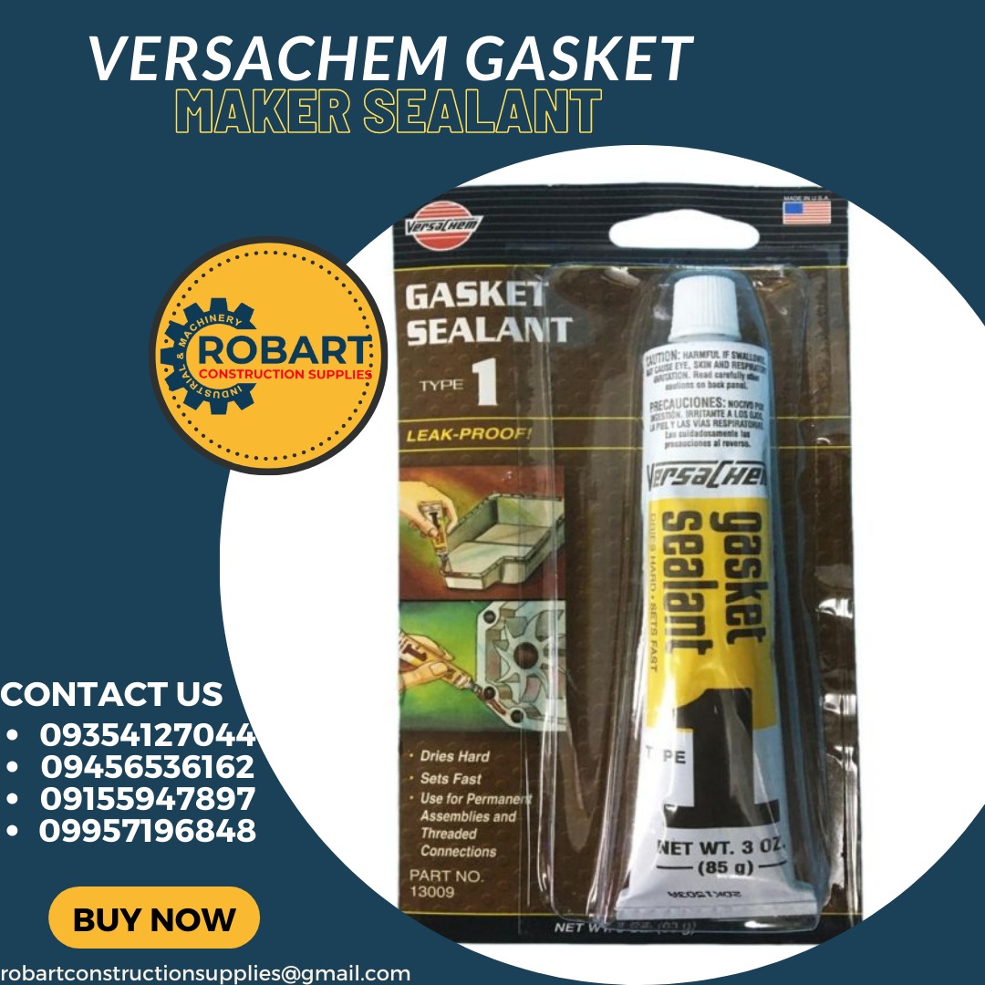 VERSACHEM GASKET MAKER SEALANT, Commercial & Industrial, Construction Tools & Equipment on Carousell