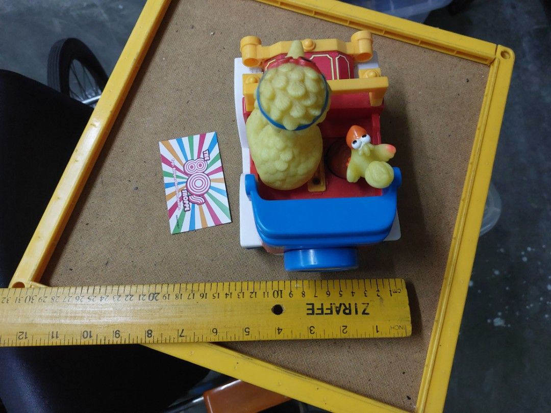 Vintage 1989 Sesame Street Big Bird Little Bird Jalopy Car, Illco Toys, Hobbies & Toys, Toys