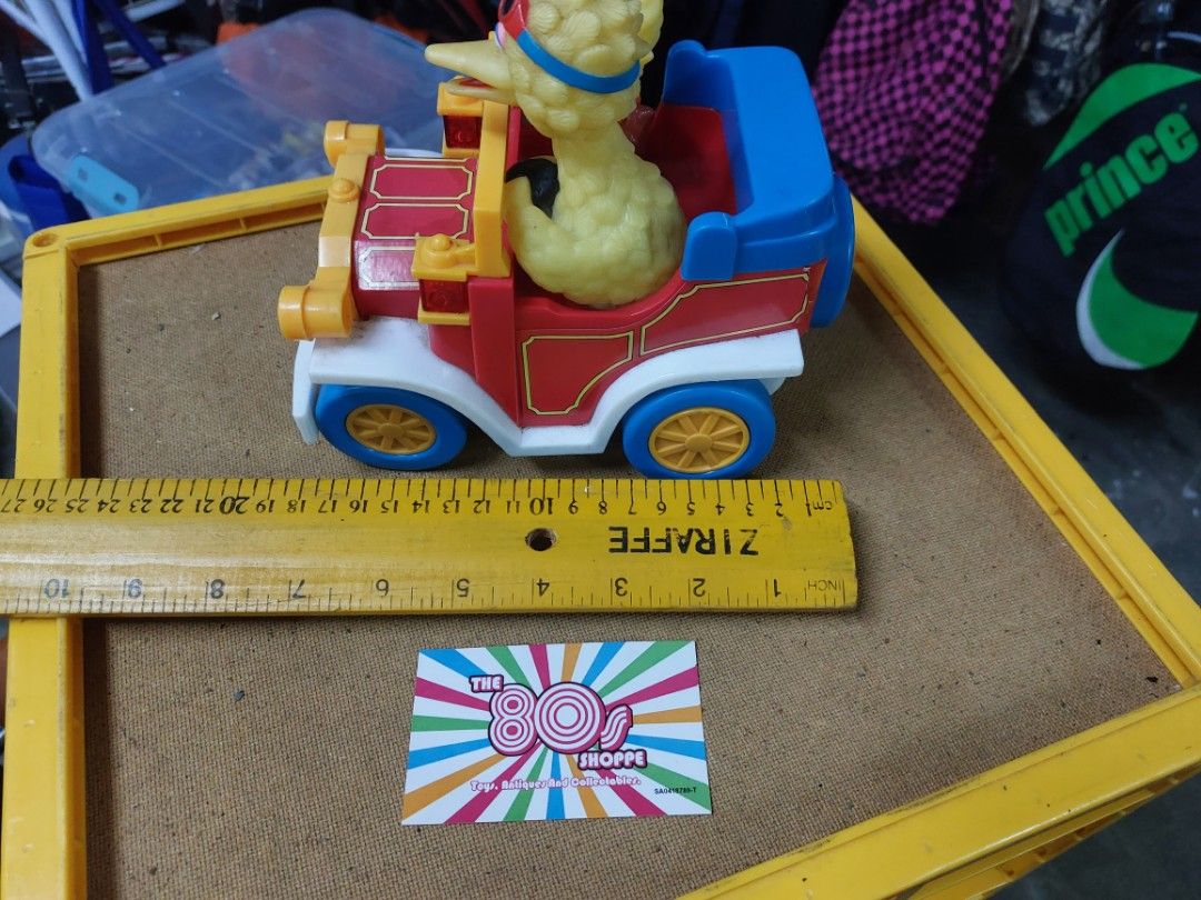 Vintage 1989 Sesame Street Big Bird Little Bird Jalopy Car, Illco Toys, Hobbies & Toys, Toys