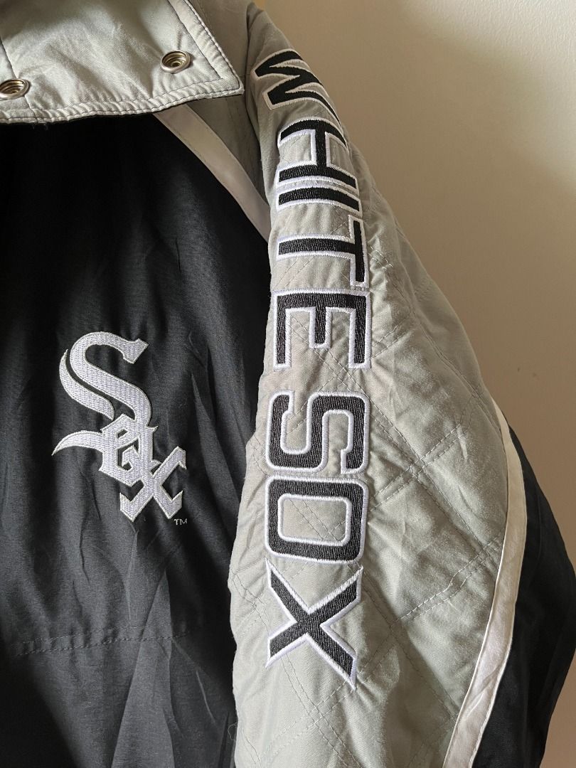 Vintage 90s Mens Starter White Sox MLB Winter Jacket