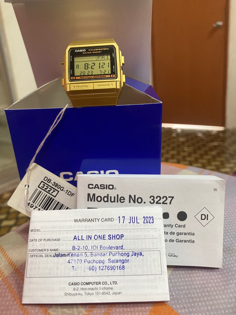 Casio db380g clearance