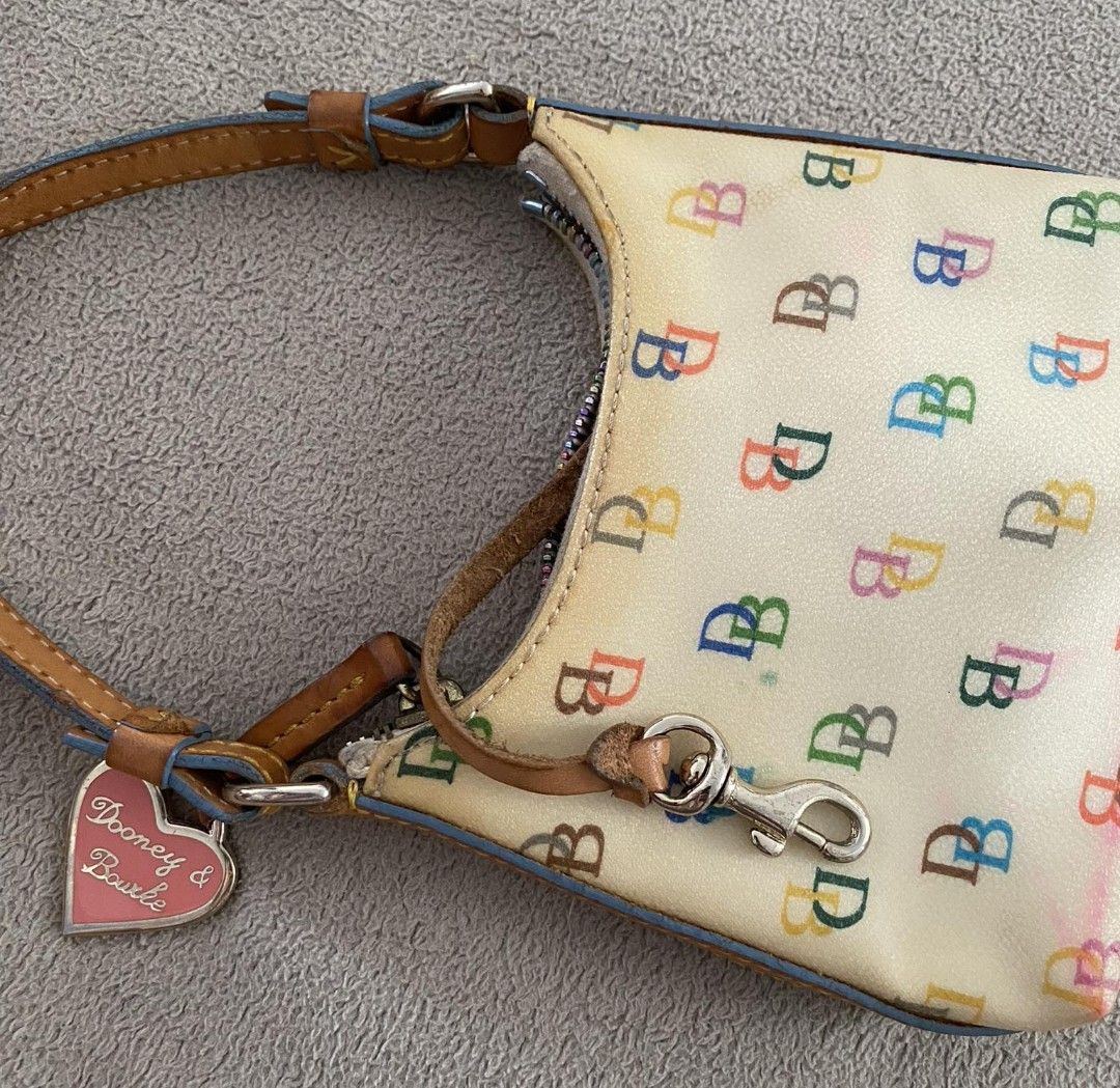 Dooney Bourke Vintage Rainbow Monogram Y2K Mini Bag