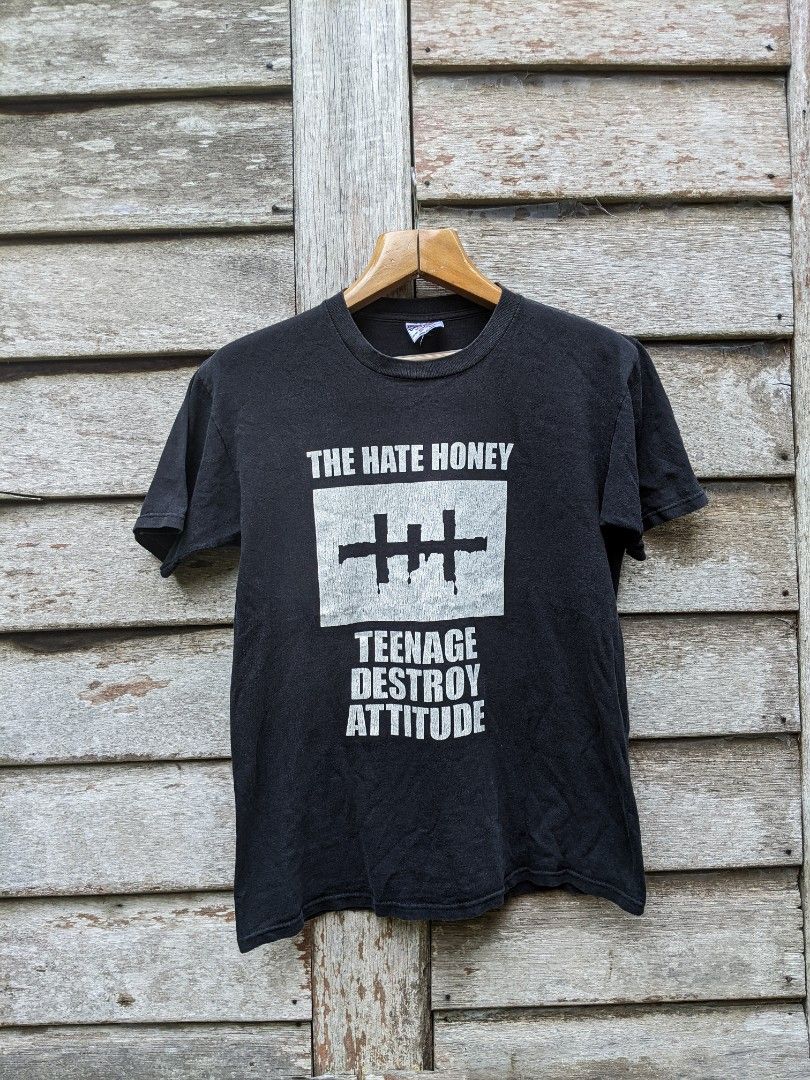 Vintage The Hate Honey Band Tee, Men's Fashion, Tops & Sets