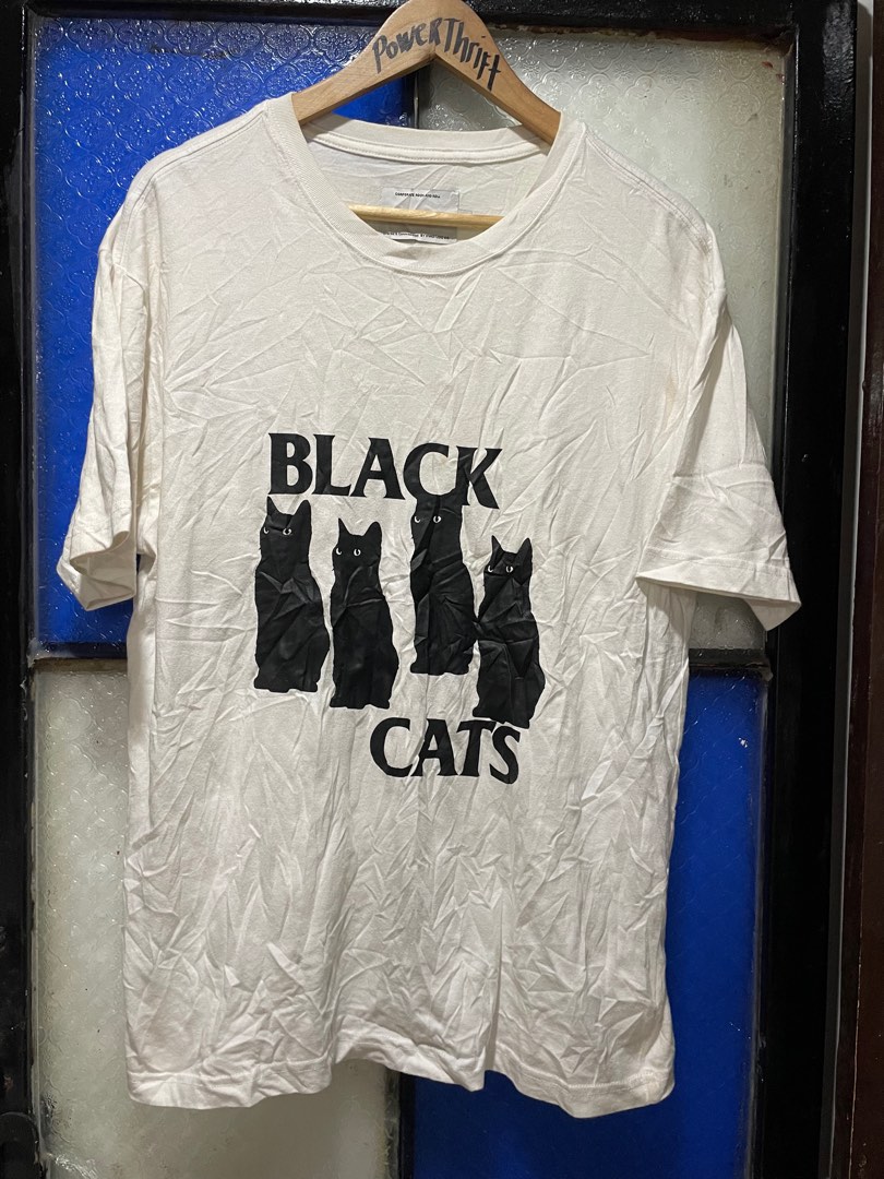 Black cat black flag shirt hotsell