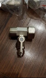 Water dispenser/ purifier 2 way connector adapter valve