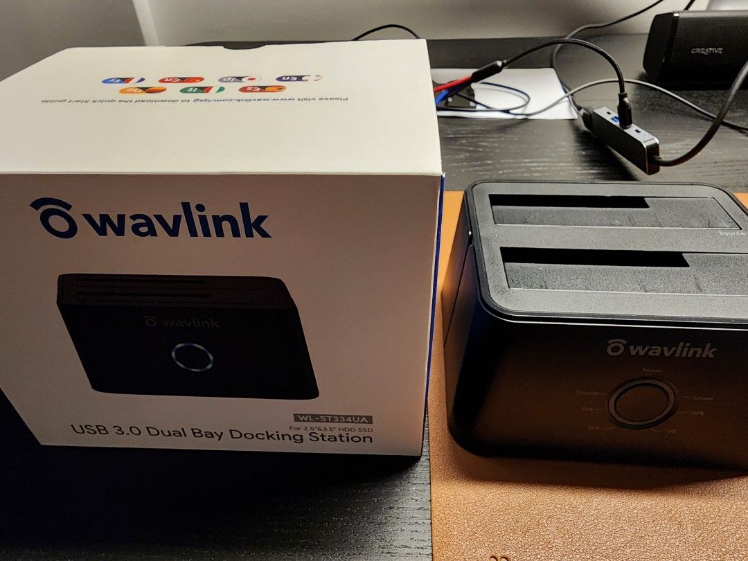 Wavelink USB 3.0 dual bay docking station, Computers & Tech, Parts ...
