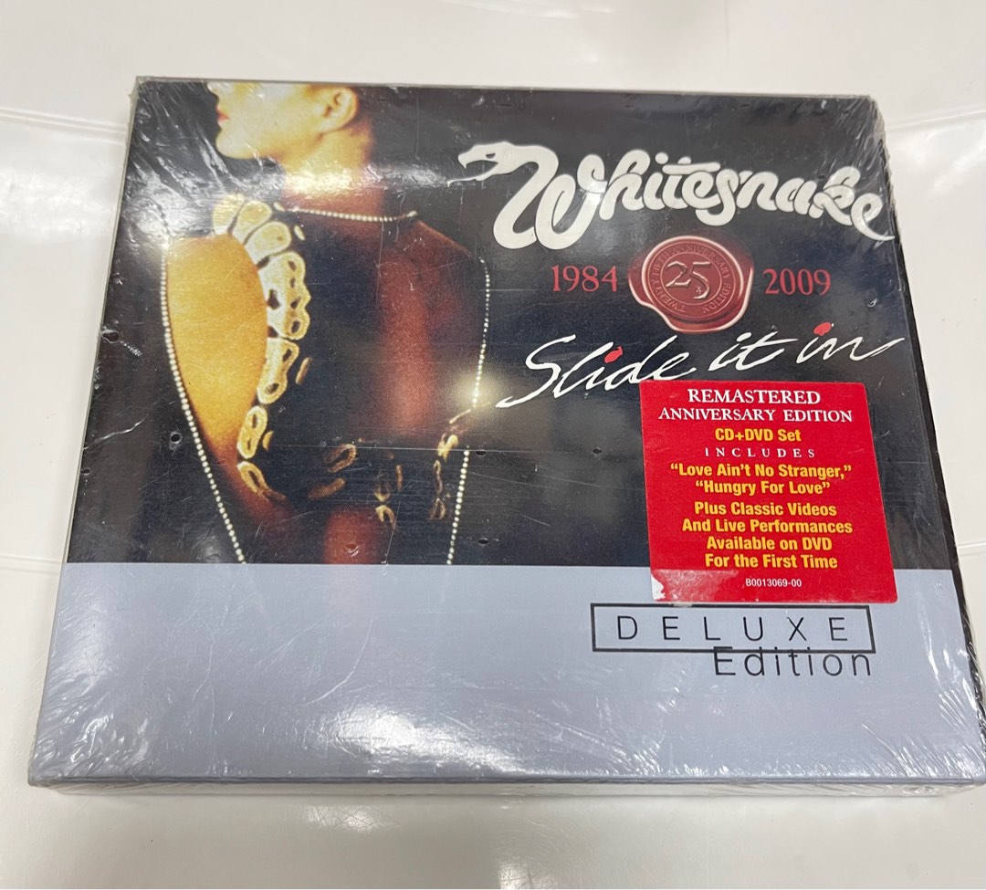 Whitesnake – Slide It In CD + DVD Deluxe Edition 全新未開封, 興趣