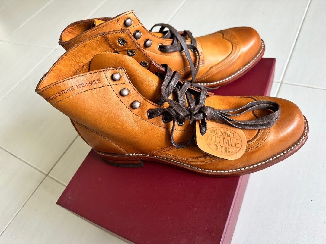 Addison 1000 sale mile wingtip boot