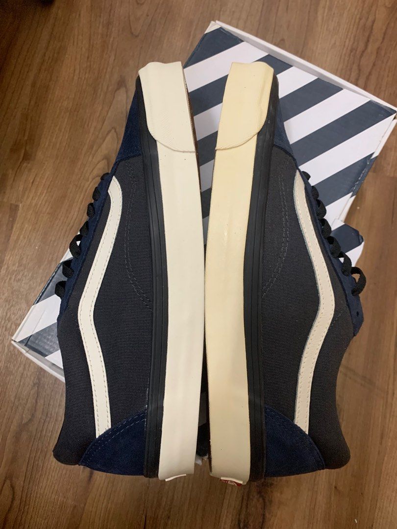 wtaps x vans og old sokol navy, 男裝, 鞋, 波鞋- Carousell