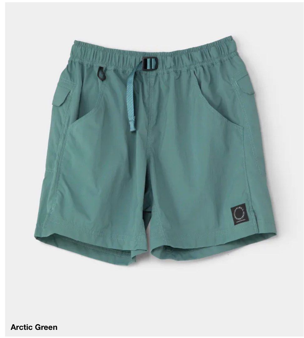 Yamatomichi DW 5 pocket shorts Men M短褲arctic green, 男裝, 褲