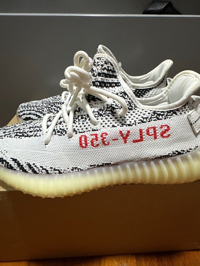 Yeezy best sale zebra 38