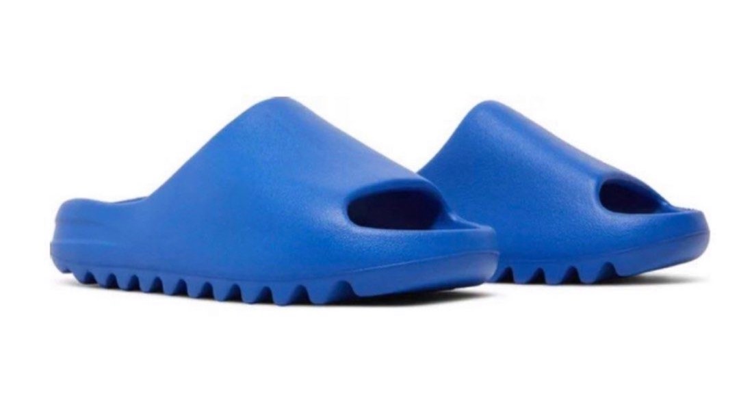 Yeezy Slide Azure, Men's Fashion, Footwear, Flipflops and Slides on
