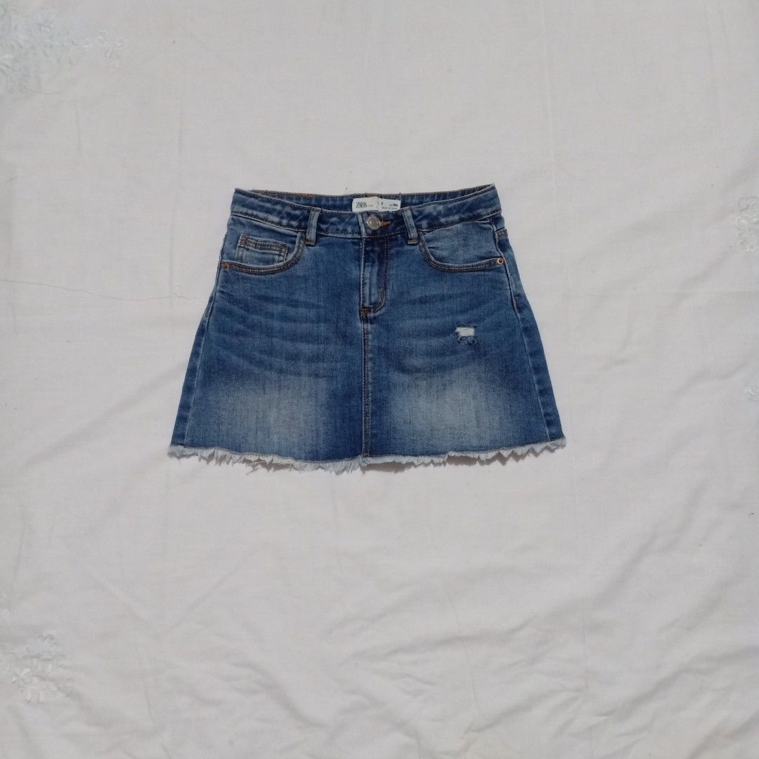 Zara Kids Stretch Denim Skirt. Size 7. Age 7 8 Years