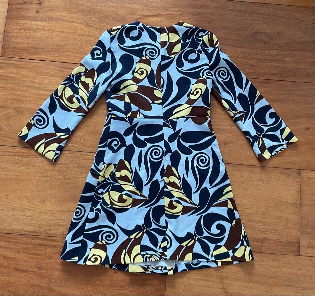zara printed dress (blue, brown, yellow), Women's Fashion, Dresses & Sets, Dresses on Carousell zara printed dress (blue, brown, yellow), Women's Fashion, Dresses & Sets, Dresses on Carousell