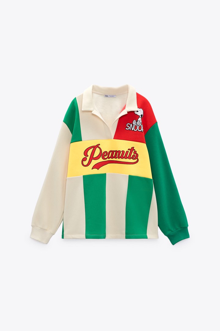 Snoopy peanuts hot sale sweatshirt zara