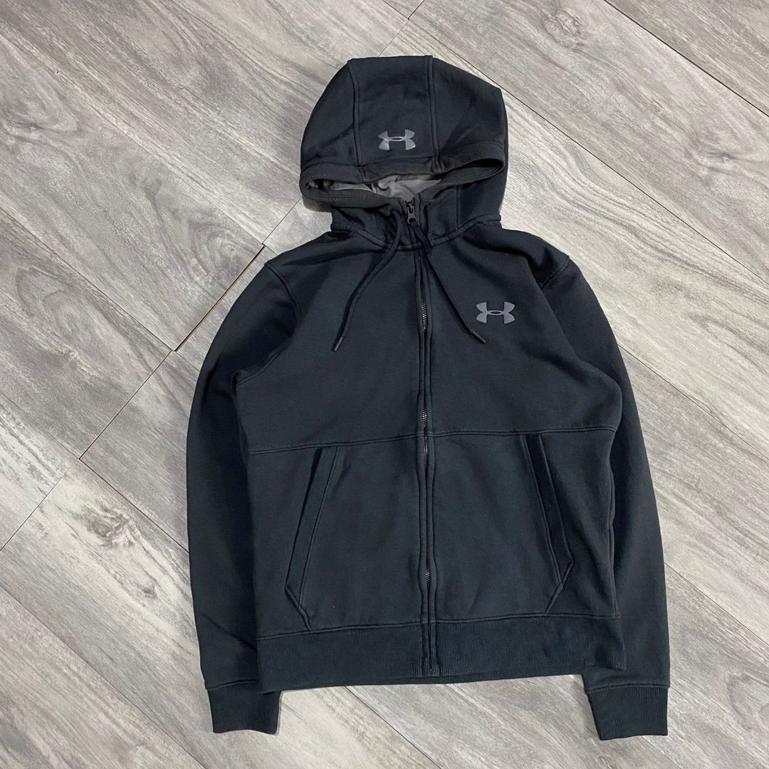 ZIPPER HOODIE UNDER ARMOUR EMBOOST LOGO on Carousell