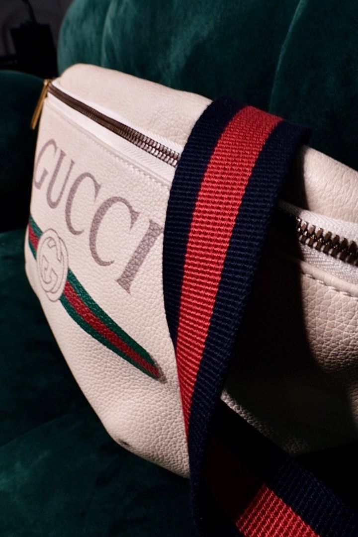 100 AUTHENTIC GUCCI BELT BUM BAG LARGE