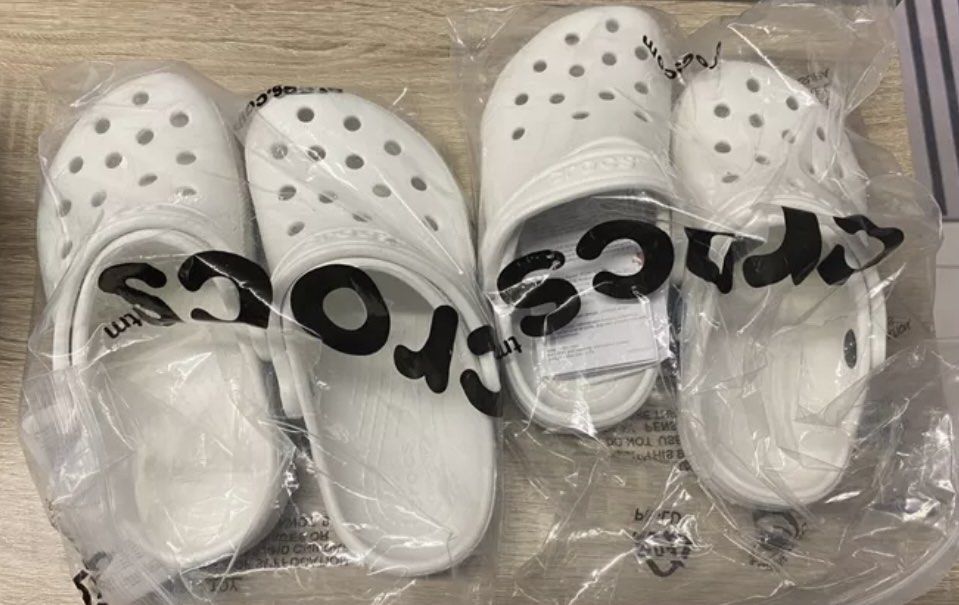 New white on sale crocs