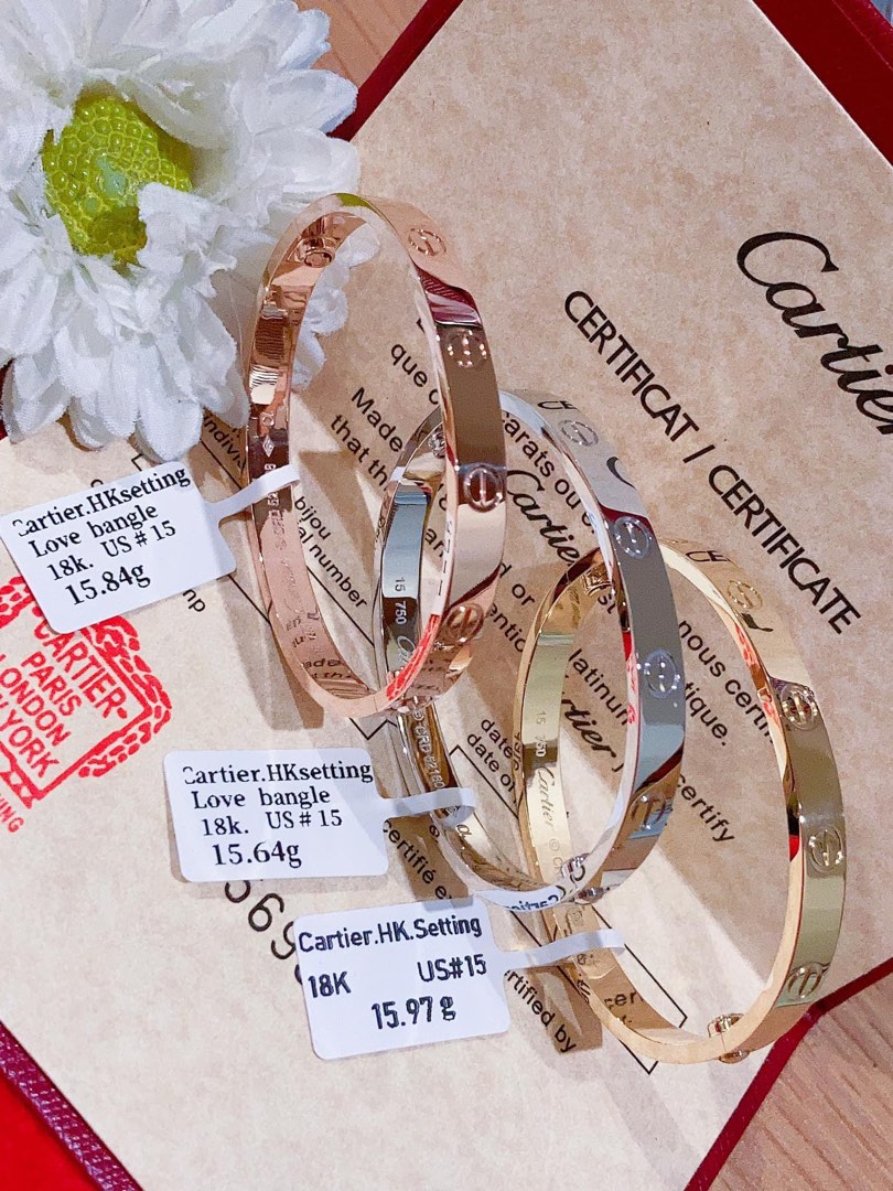 Cartier hk shop love bracelet
