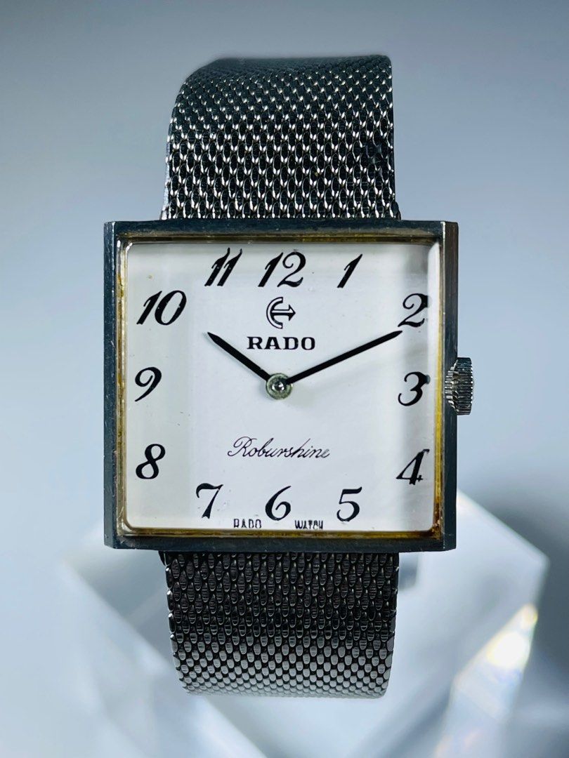 Rado watch men's silver shop