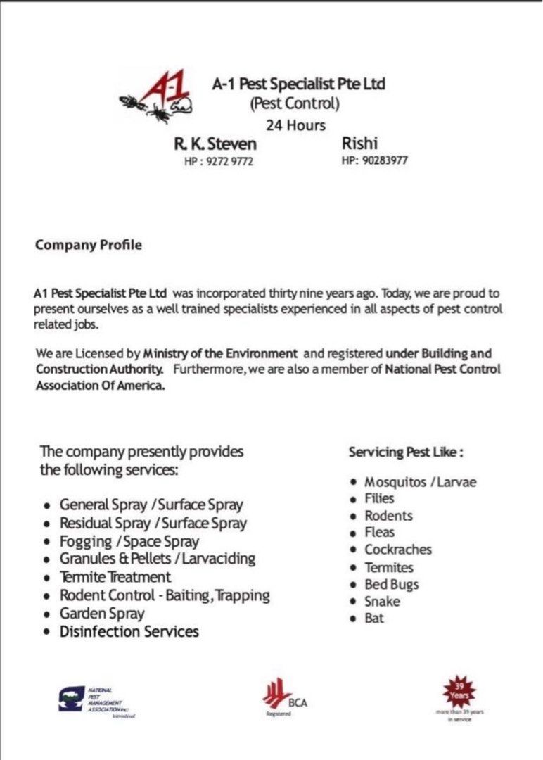 24 hours Pest control Cheapest and most premium Quality . Bed Bugs