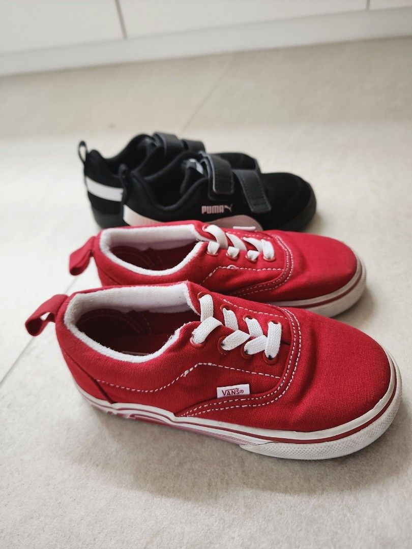 2x Toddler Shoes Original VANS PUMA for 2 year old