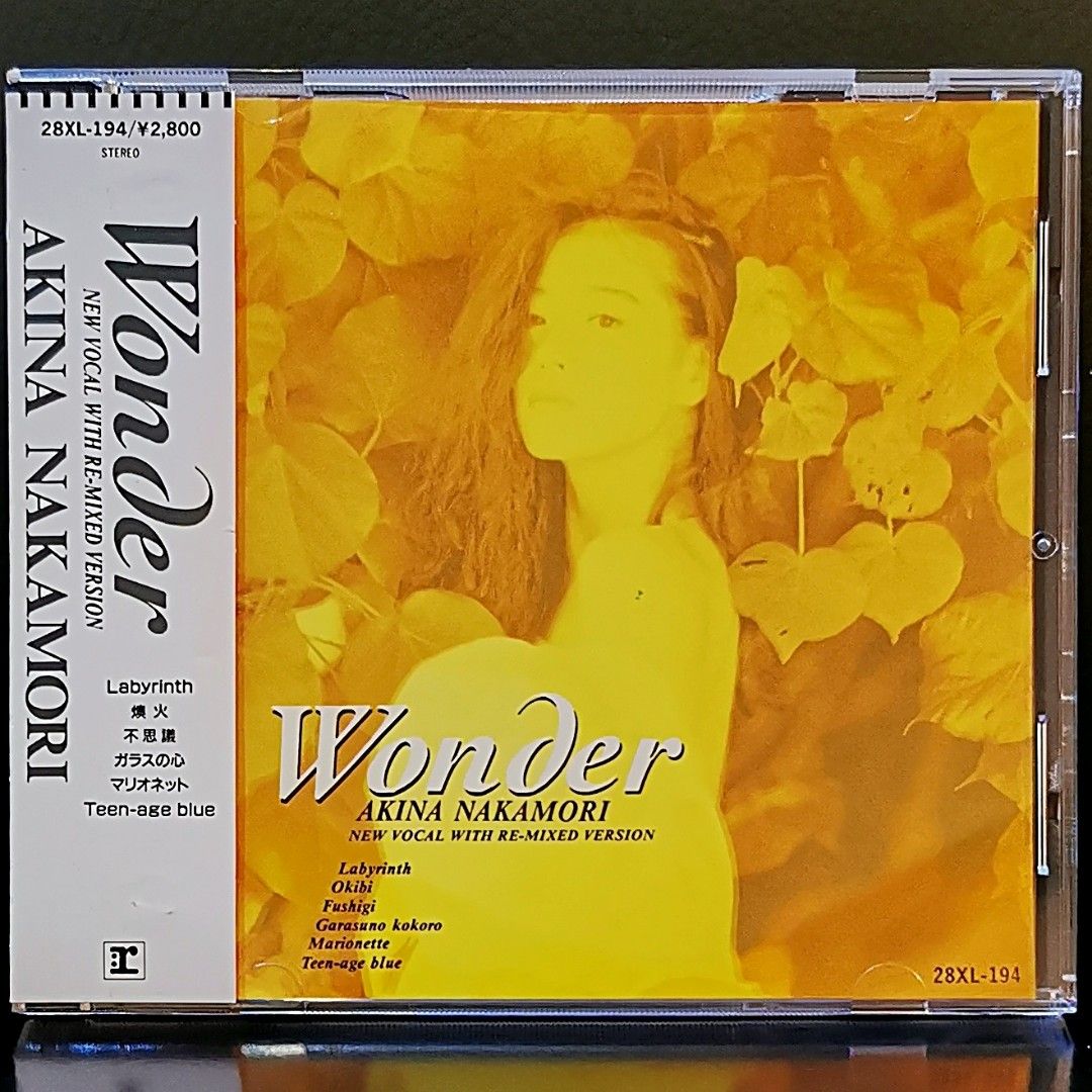 中森明菜的第4張迷你專輯《Wonder》，1988年6月1日首版發行，承接