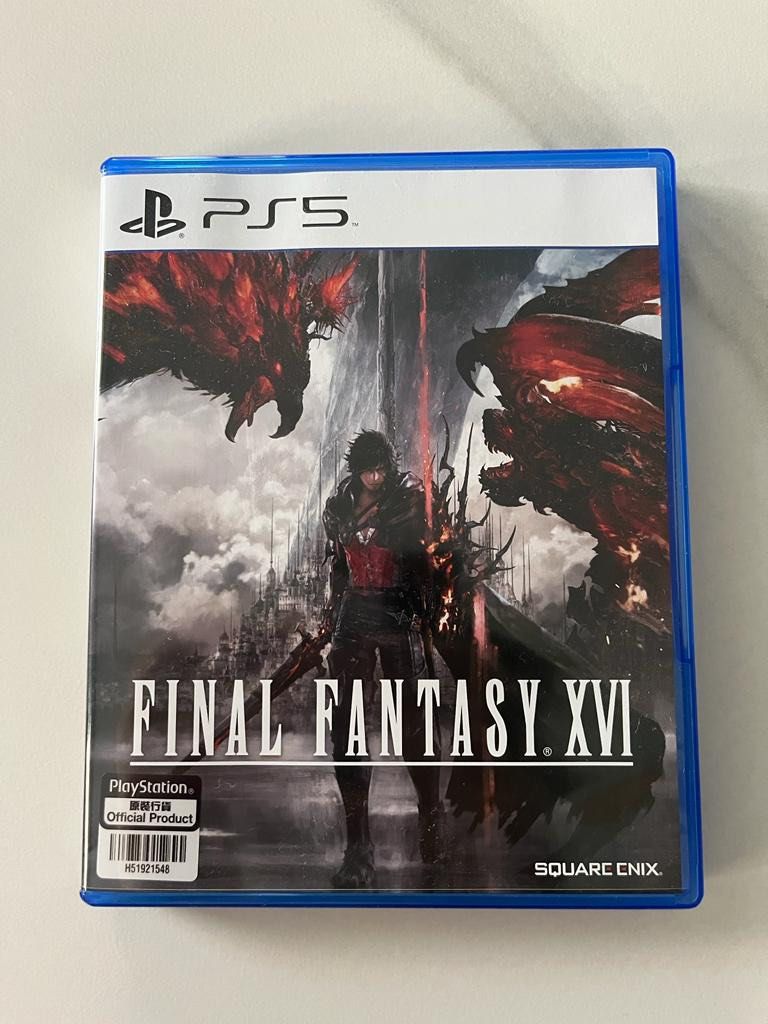 Final Fantasy XVI PS5 Disc Code Unredeemed, Video Gaming, Video