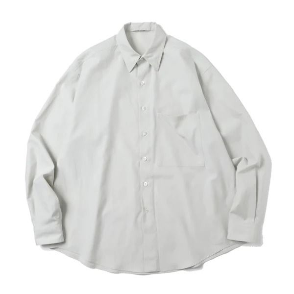 (全新) AURALEE / WASHED FINX TWILL BIG SHIRTS 3號 日系 寬版 襯衫