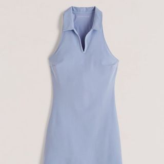Abercrombie Traveler Polo Mini Dress - blue - XXS